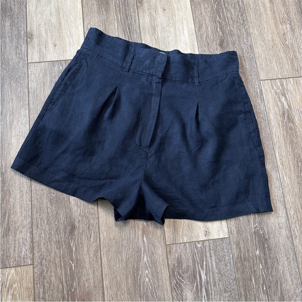 Artisan Ny High Waist Navy Women's Shorts